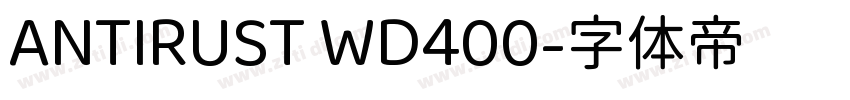 ANTIRUST WD400字体转换